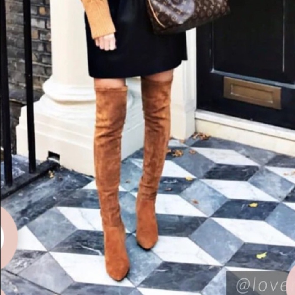 Goodnight macaroon Marlo over the knee boots sz 9